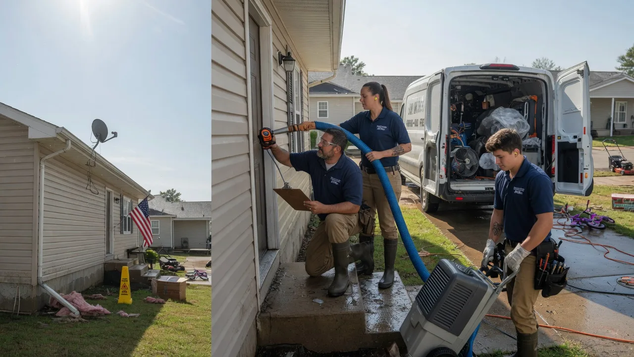 Ceiling Water Damage Restoration in Garden City, MO near me